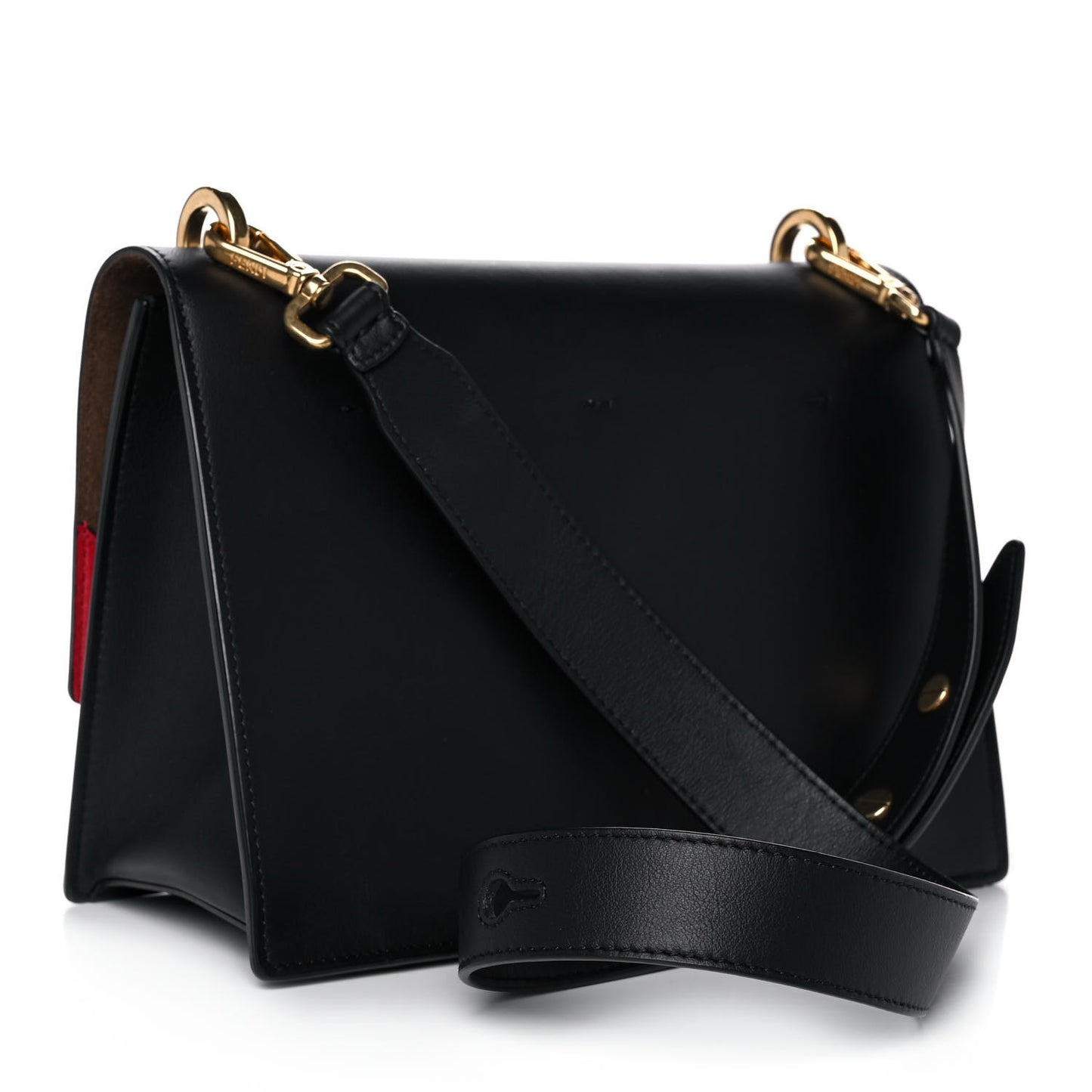 Vitello Grace Matte Kan U Shoulder Bag Black