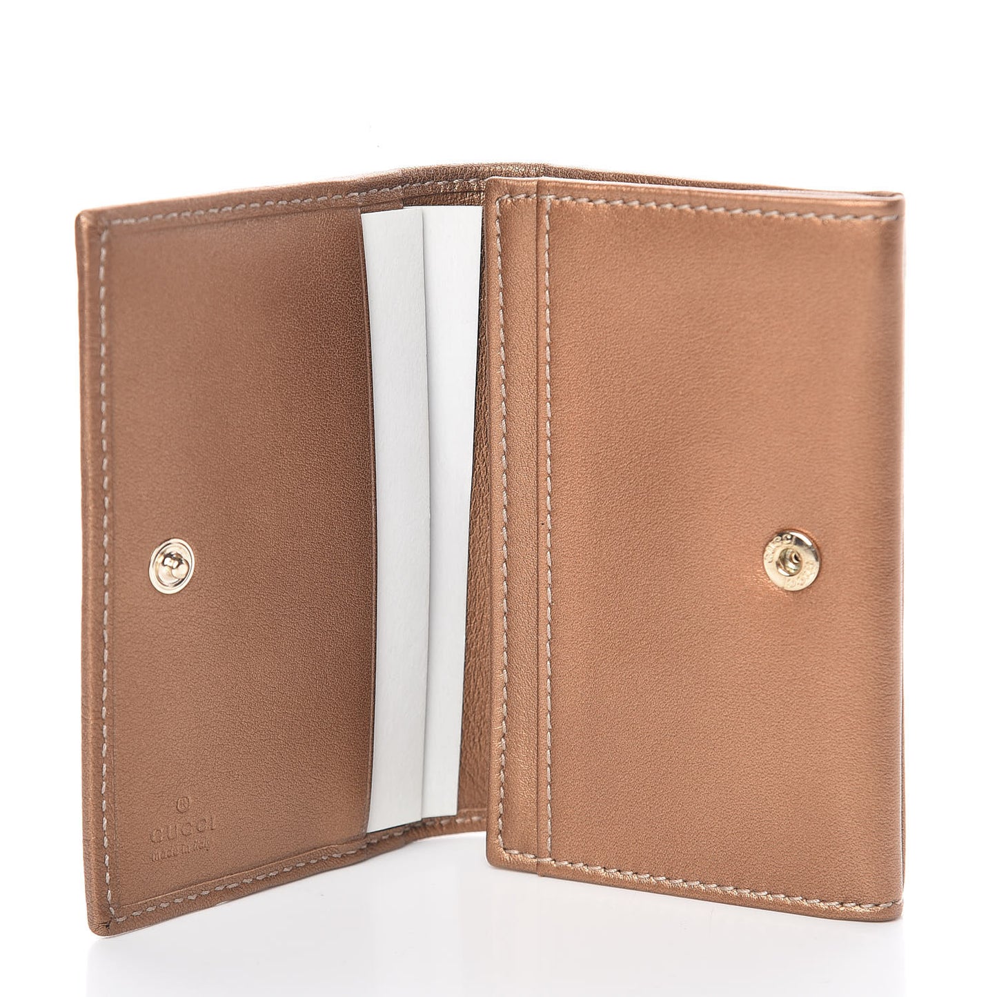 Monogram Lovely Heart Card Case Gold