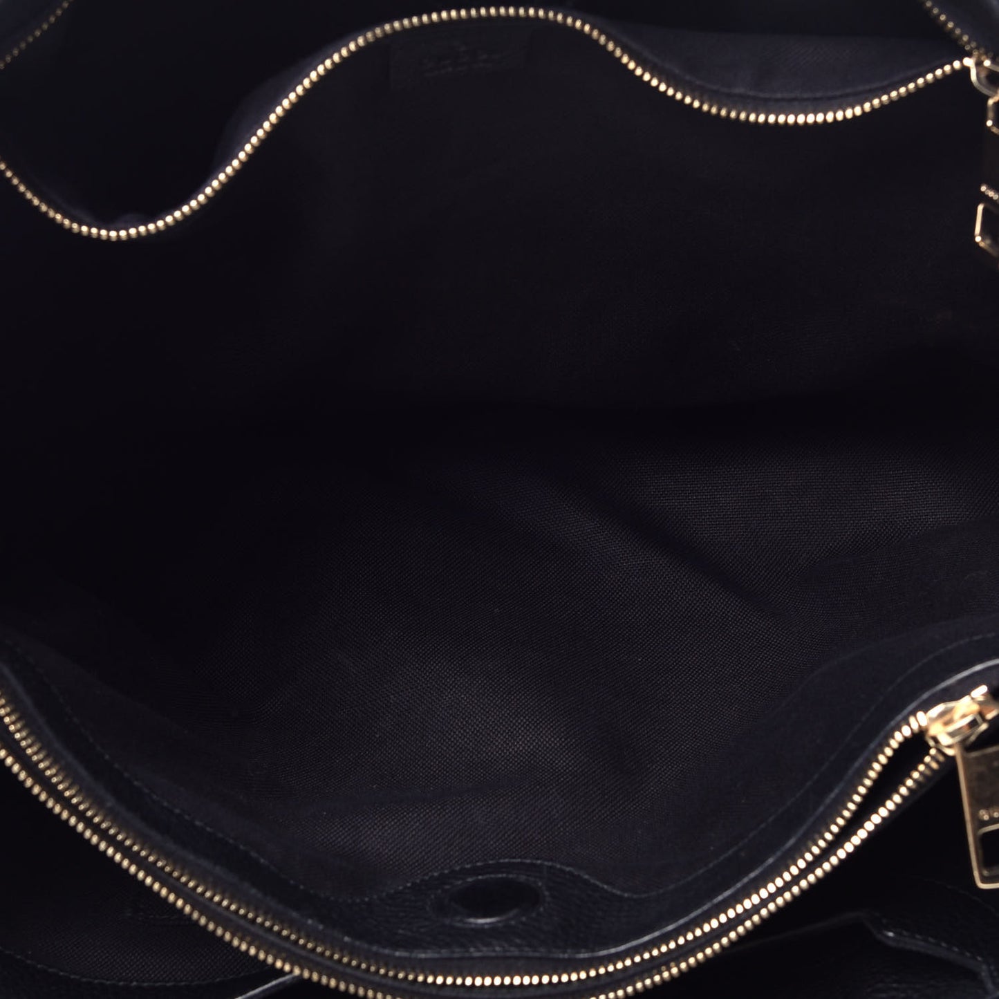 Calfskin Large Bamboo Shopper Tote Black
