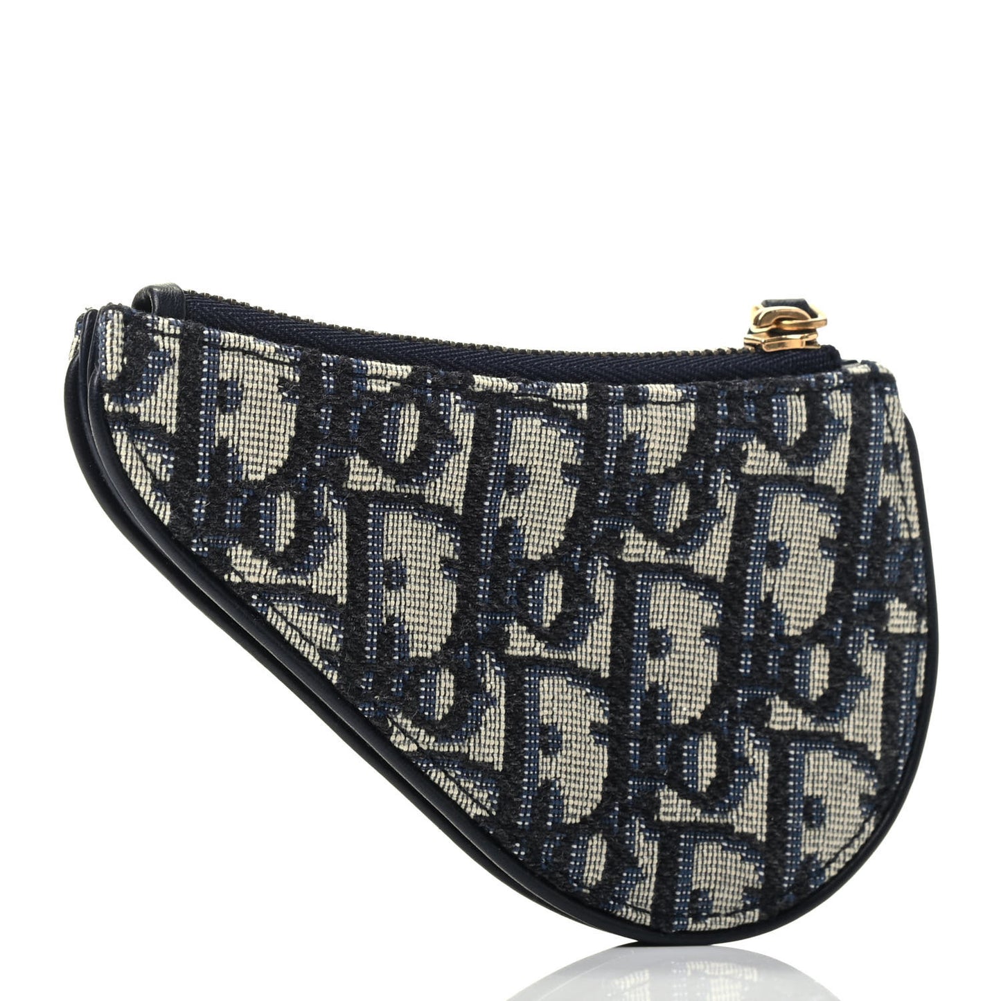 Oblique Saddle Coin Purse Blue
