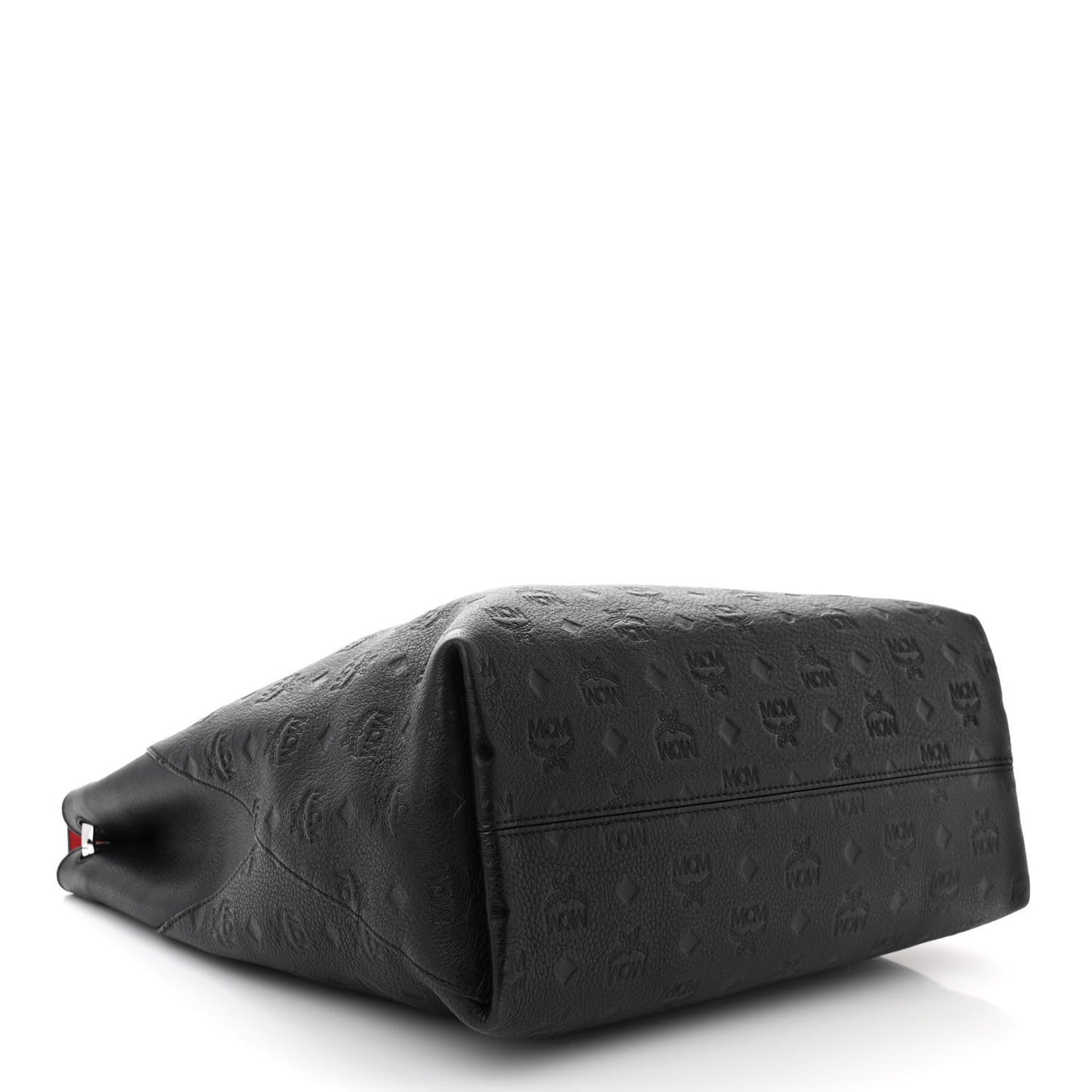 Calfskin Ottomar Monogram Large Klara Hobo Black Red