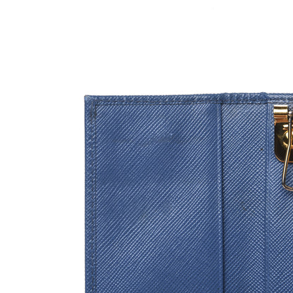 Prada Saffiano Metal 6 Key Holder Cobalto 6 of 8