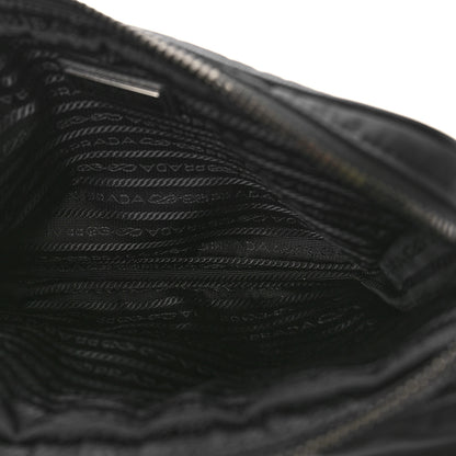 Prada Re-Nylon Saffiano Pocket Single Snap Buckle Shoulder Bag Black 5 of 8