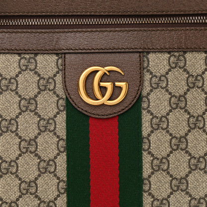 Gucci GG Supreme Monogram Web Medium Ophidia Messenger Bag Brown 8 of 10