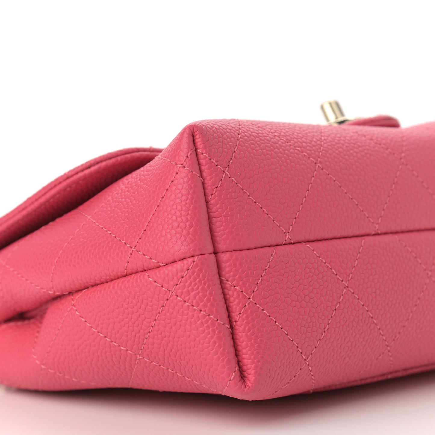 Caviar Quilted Small City Walk Flap Pink