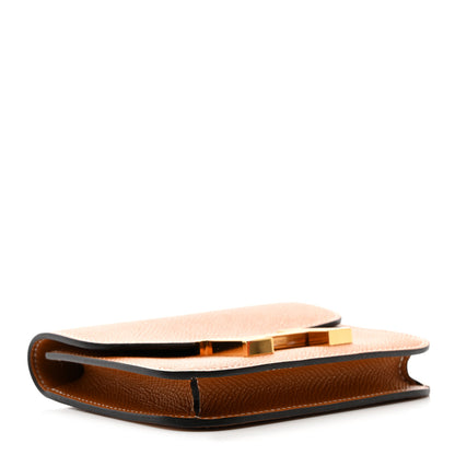 Hermes Epsom Constance Slim Wallet Gold 5 of 9