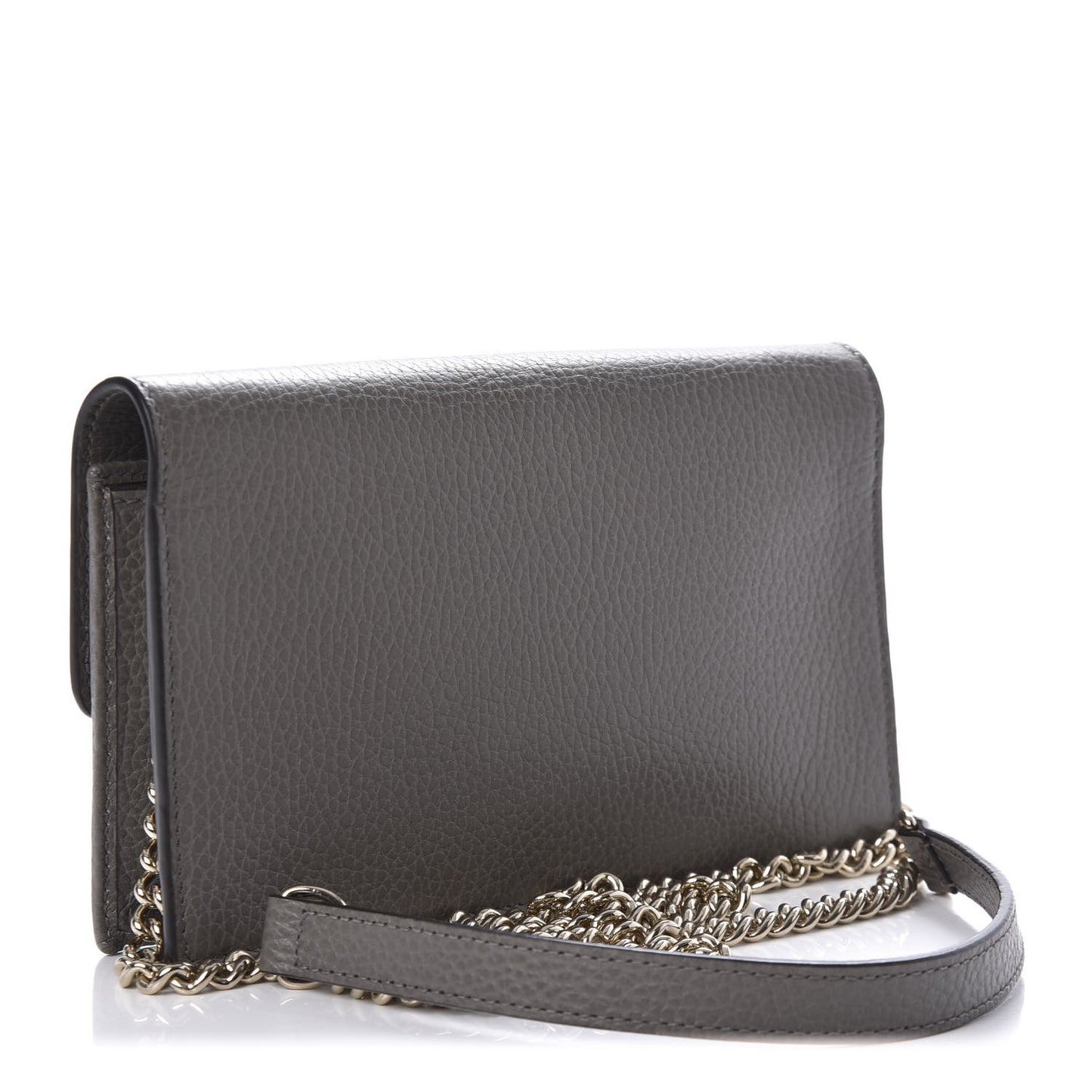 Dollar Calfskin Interlocking G Chain Wallet Loess