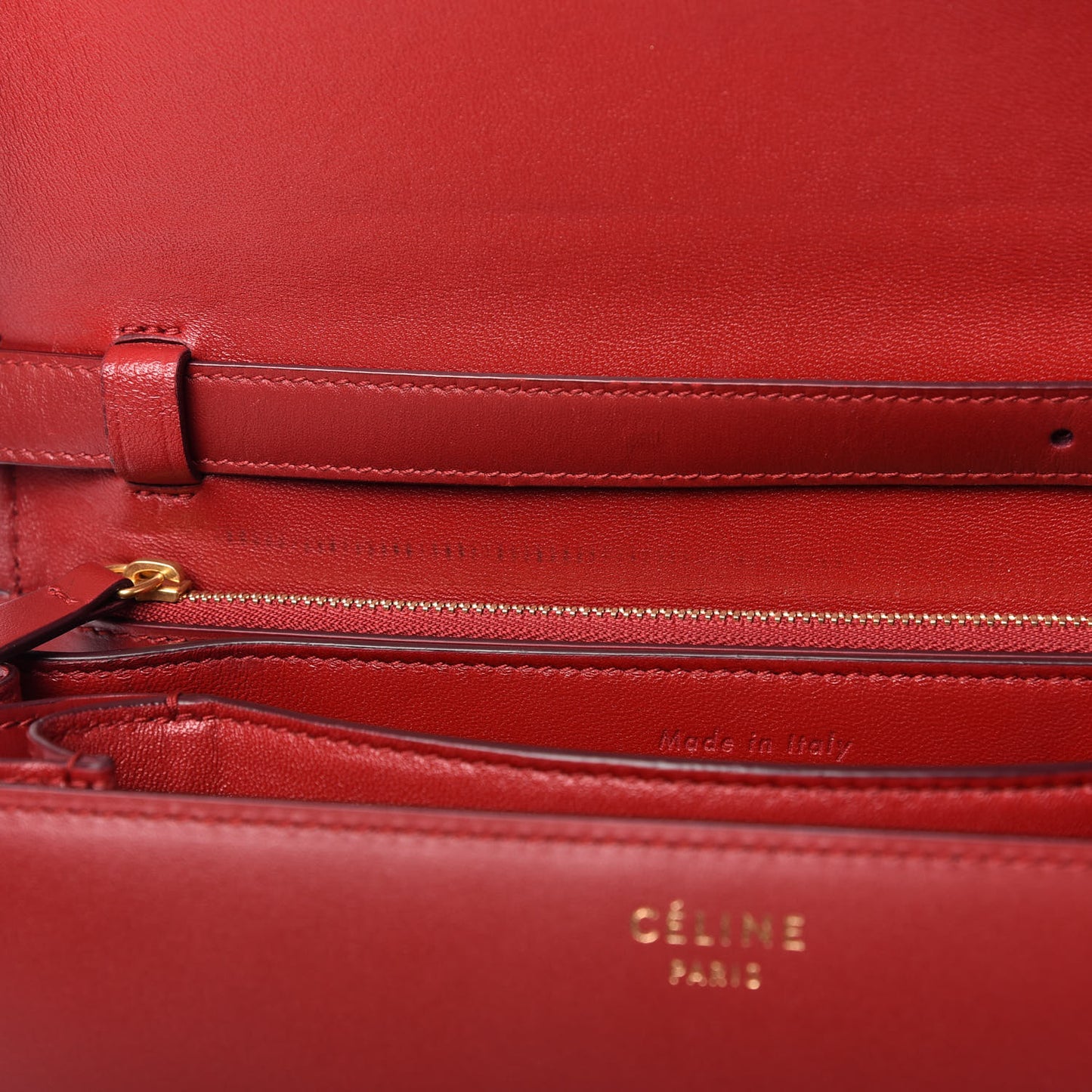 Box Calfskin Medium Classic Box Flap Bag Red