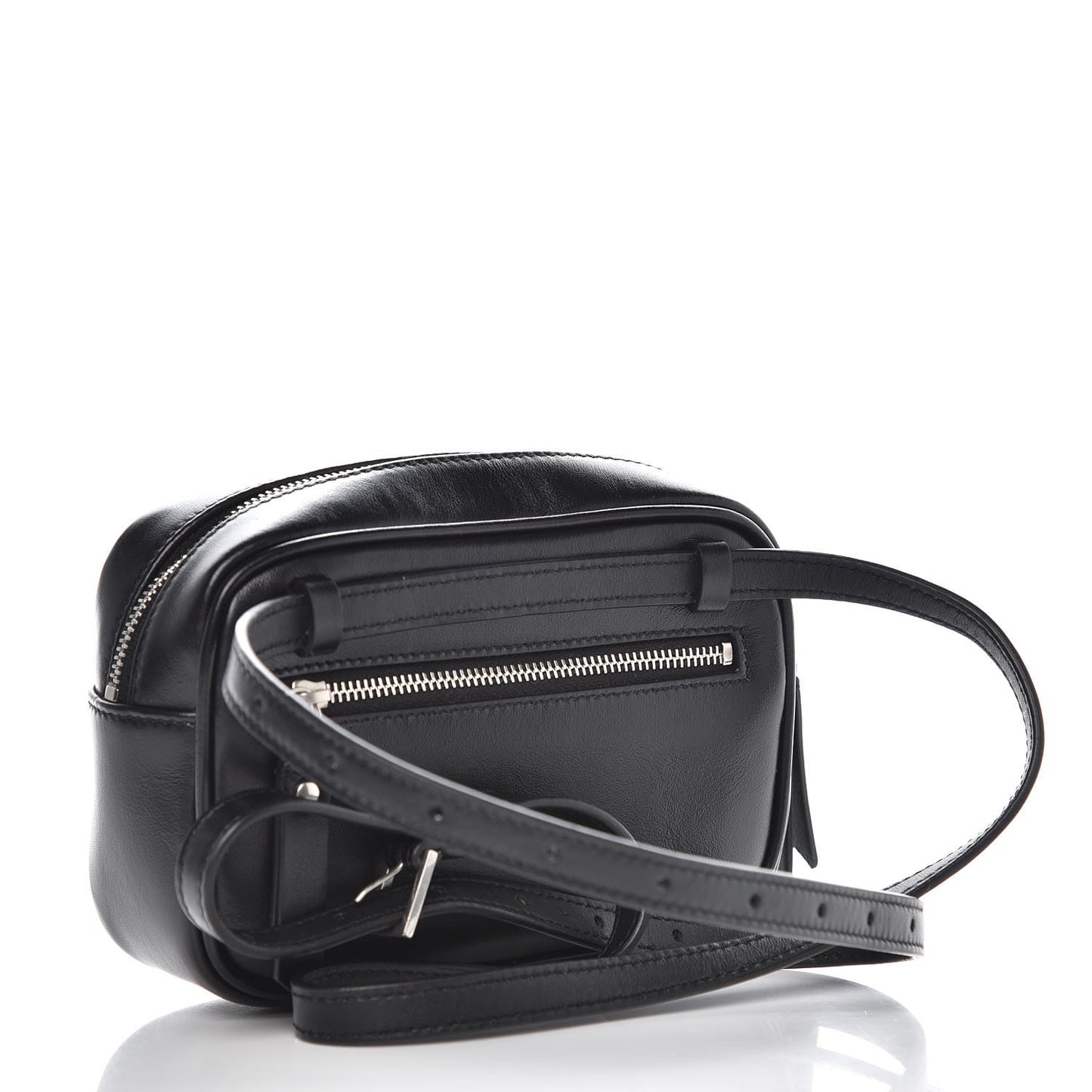 Calfskin Matelasse Studded Monogram Lou Belt Bag Black