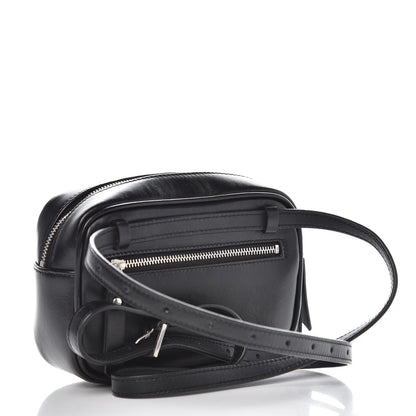 Saint Laurent Calfskin Matelasse Studded Monogram Lou Belt Bag Black 3 of 7