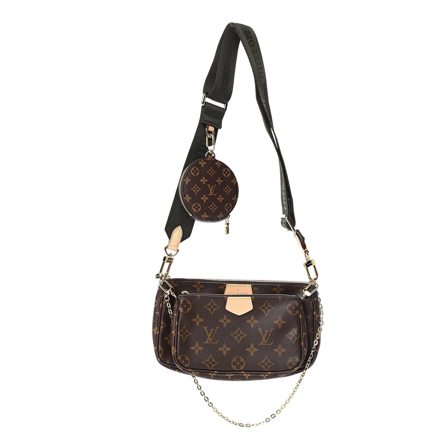 Monogram Multi Pochette Accessories Kaki