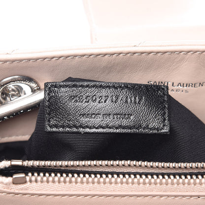 Saint Laurent Calfskin Y Quilted Monogram Small Loulou Shopper Marble Pink 9 of 12
