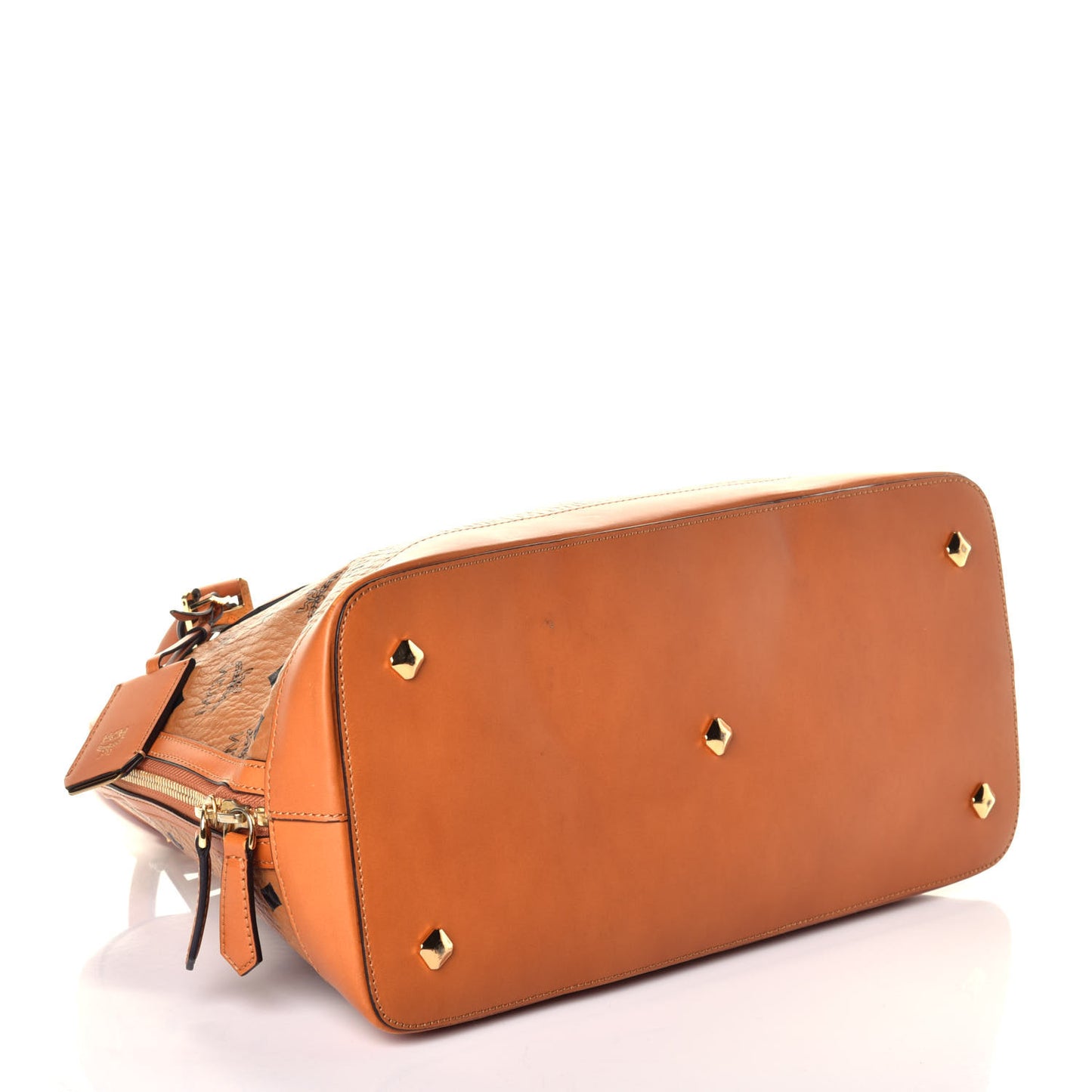 Visetos Heritage Bowler Bag Cognac