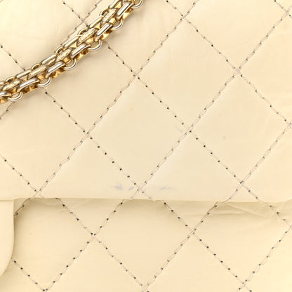 Chanel Aged Calfskin Quilted 2.55 Reissue 226 Flap Ivory 14 of 15