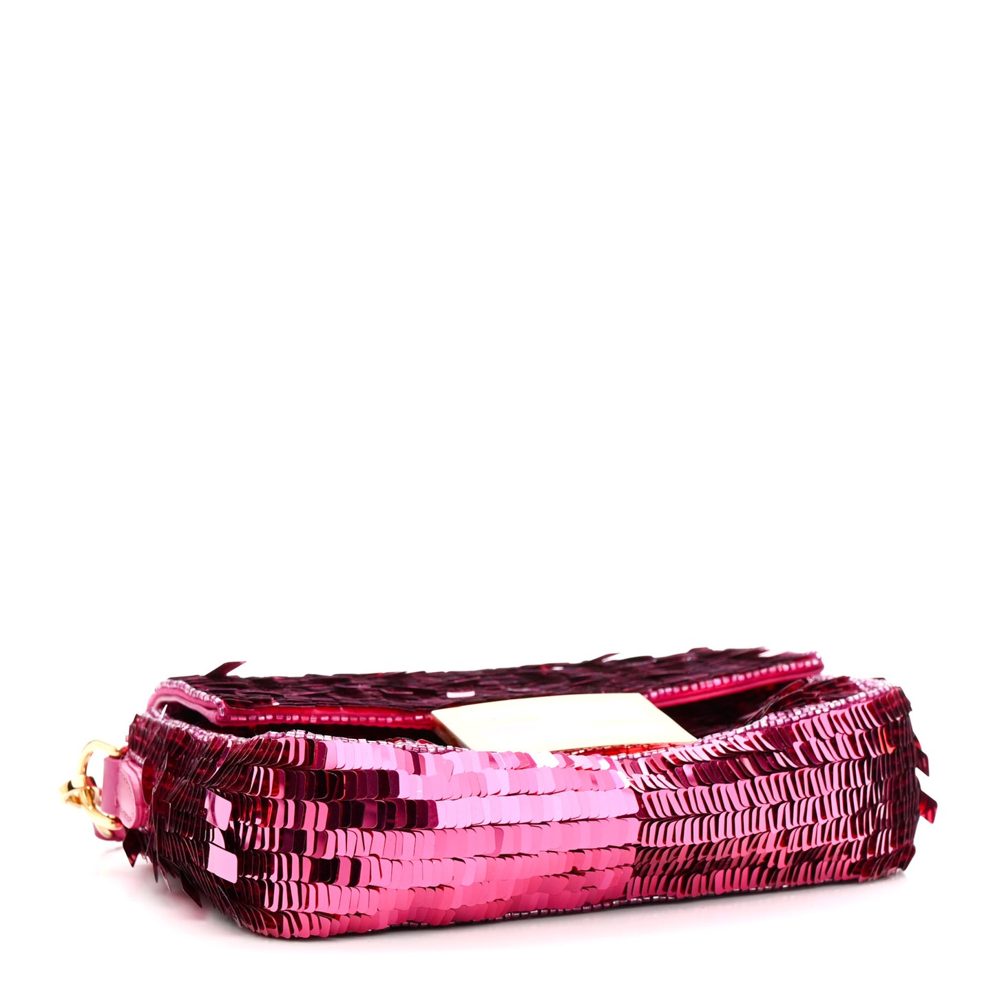 Sequin Paillettes Vitello Grace Sex and the City Mini Baguette Ciclamino Pilar