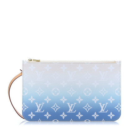 Louis Vuitton Monogram By The Pool Neverfull MM Pochette Blue 1 of 9