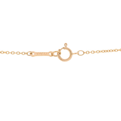 Tiffany 18K Yellow Gold 11mm Elsa Peretti Bean Pendant Necklace 5 of 6