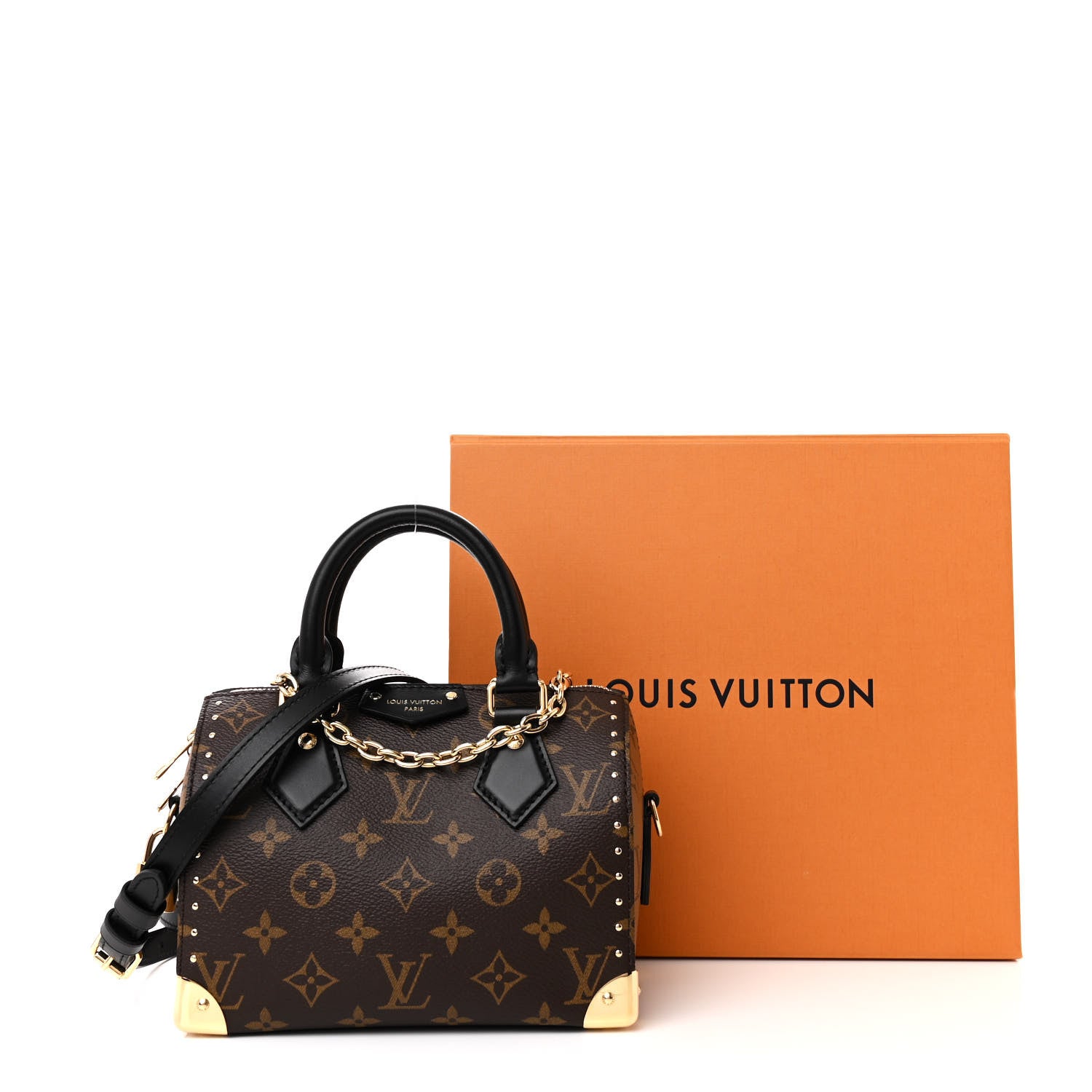 Louis Vuitton Reverse Monogram Speedy Trunk 20 10 of 10