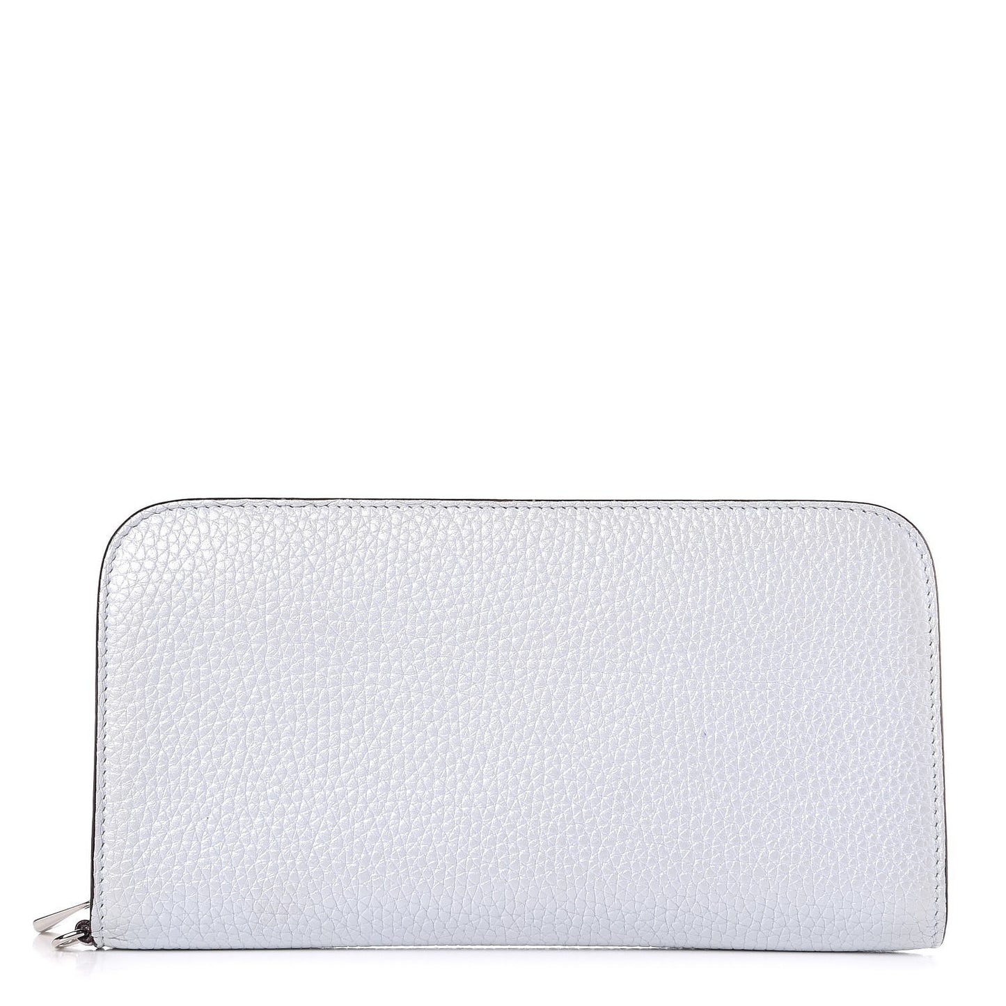 Metallic Bullcalf Diorissimo Voyageur Wallet Silver