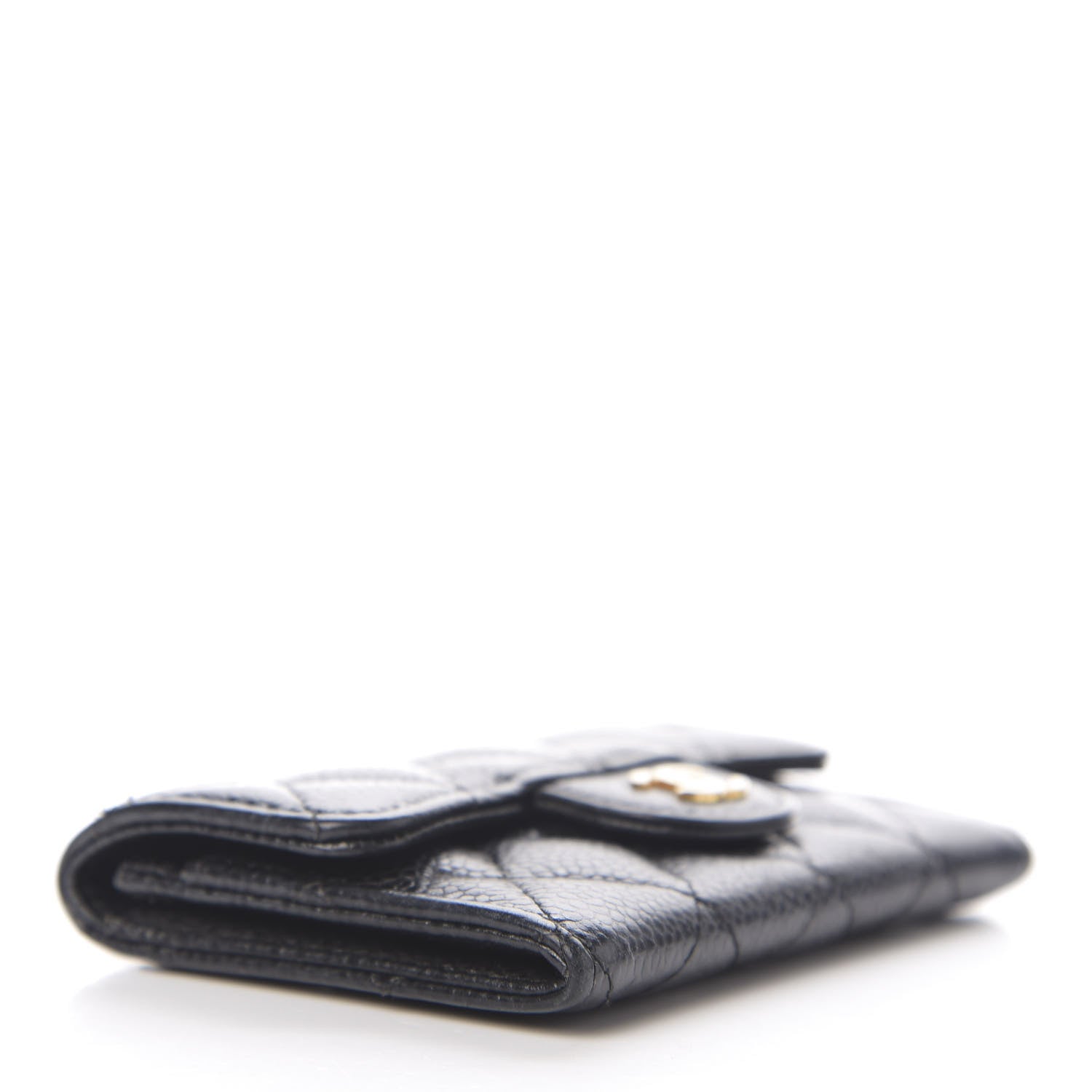 Chanel Caviar Quilted Flap Card Holder Black 3 of 8