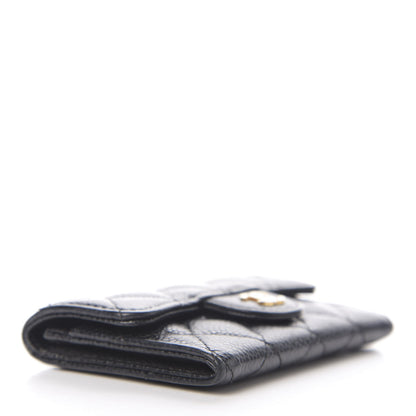 Chanel Caviar Quilted Flap Card Holder Black 3 of 8