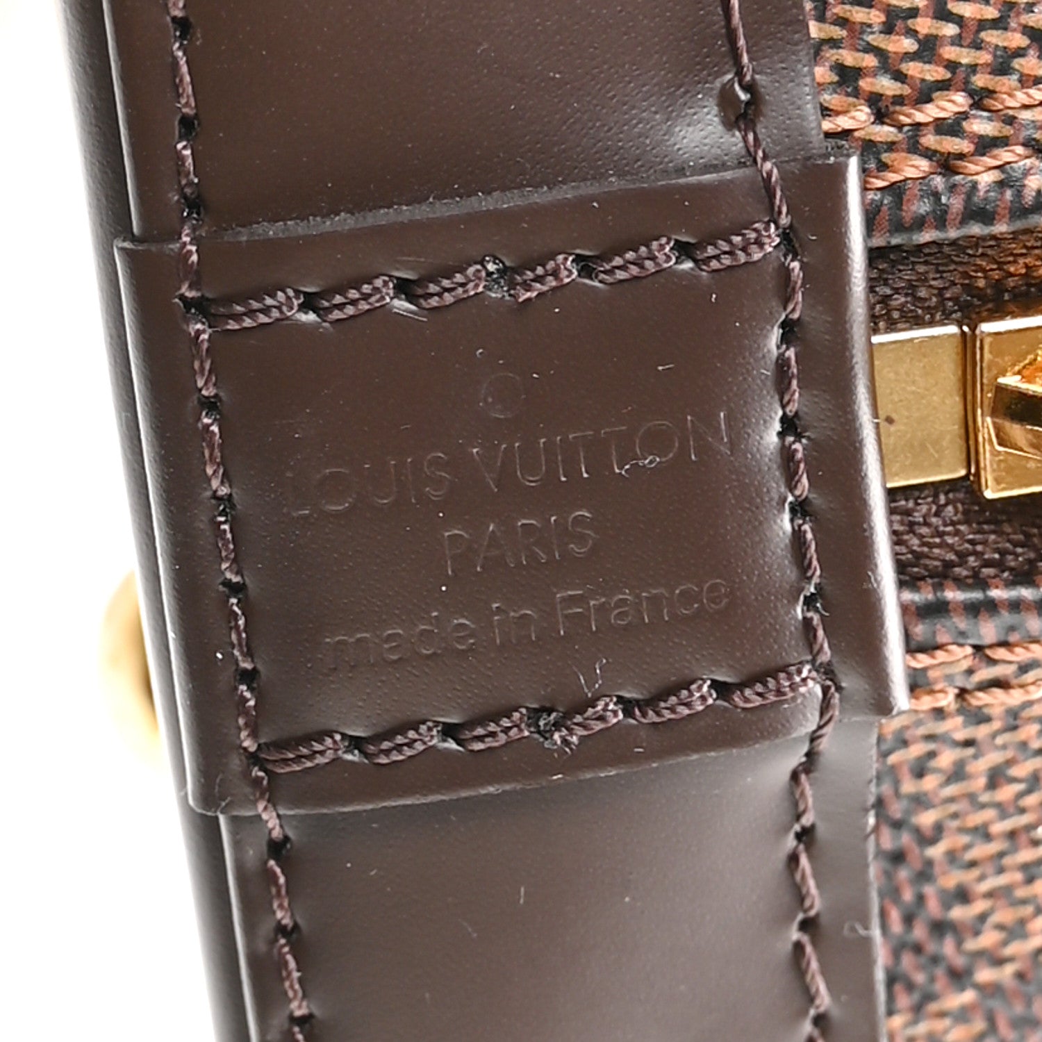 Louis Vuitton Damier Ebene Alma BB 6 of 10
