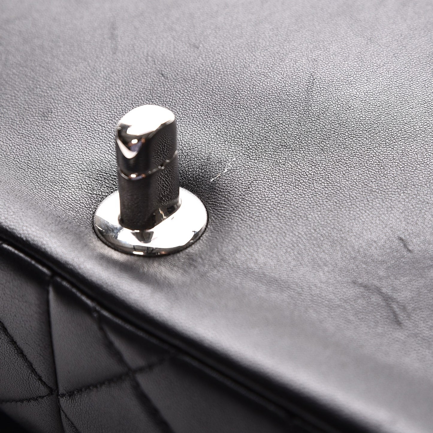 Shearling Lambskin Medium 100% Flap Black