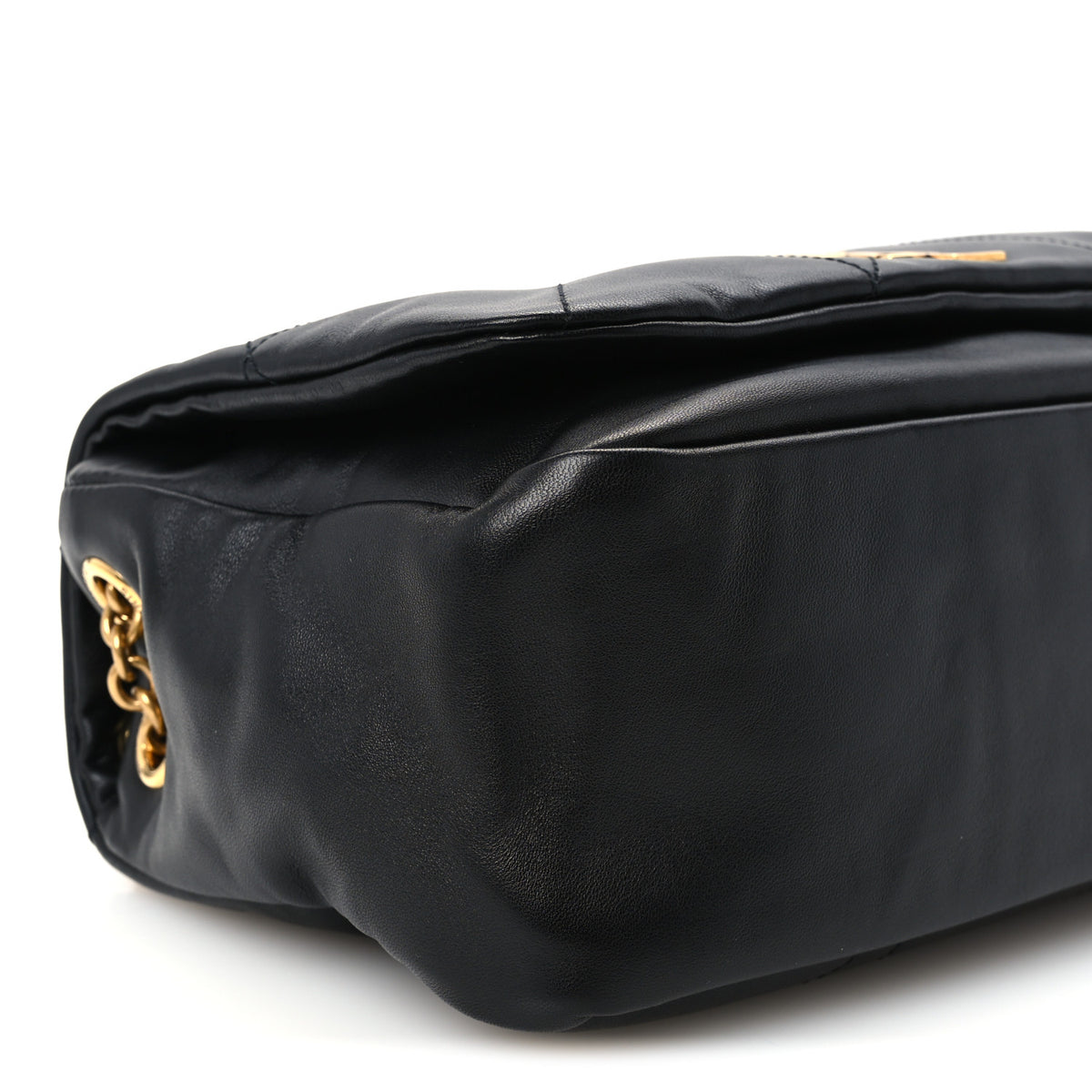 Lambskin Matelasse Monogram Small Jamie 4.3 Black