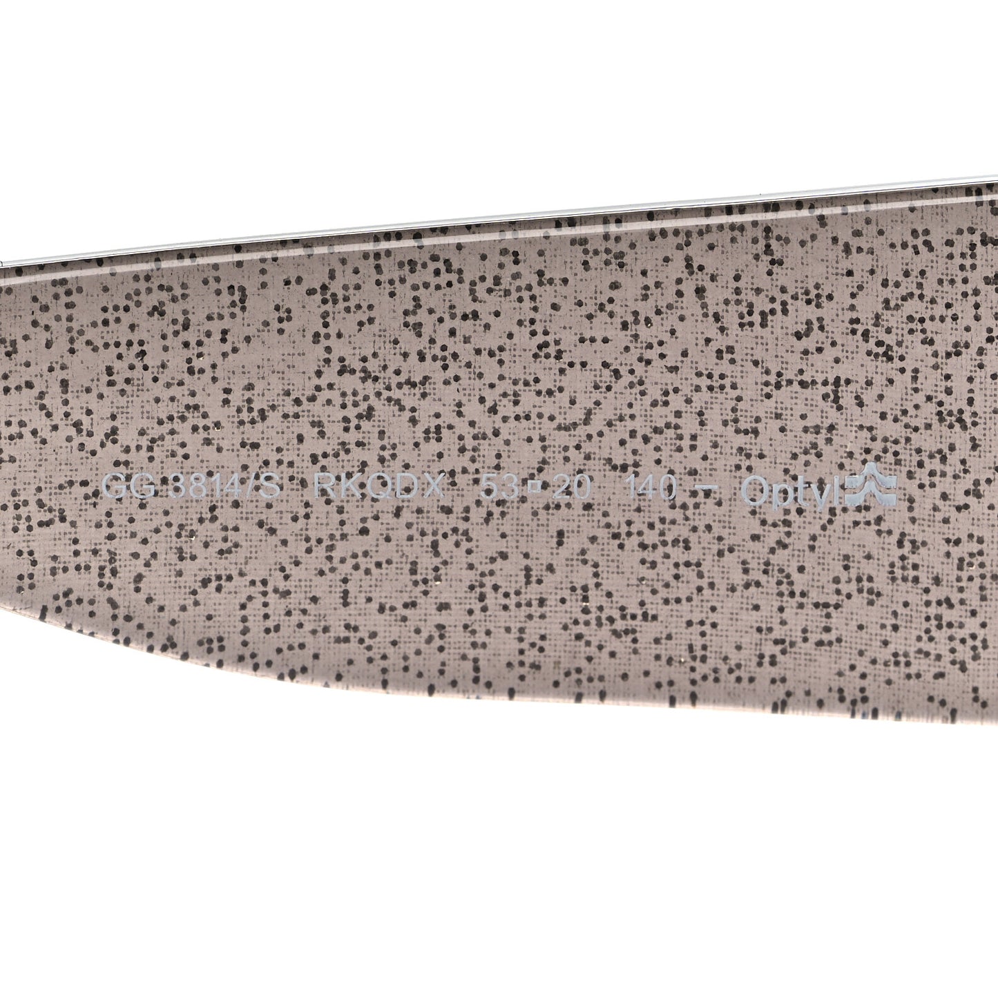 Glitter Acetate Square Frame Sunglasses GG3814S Grey