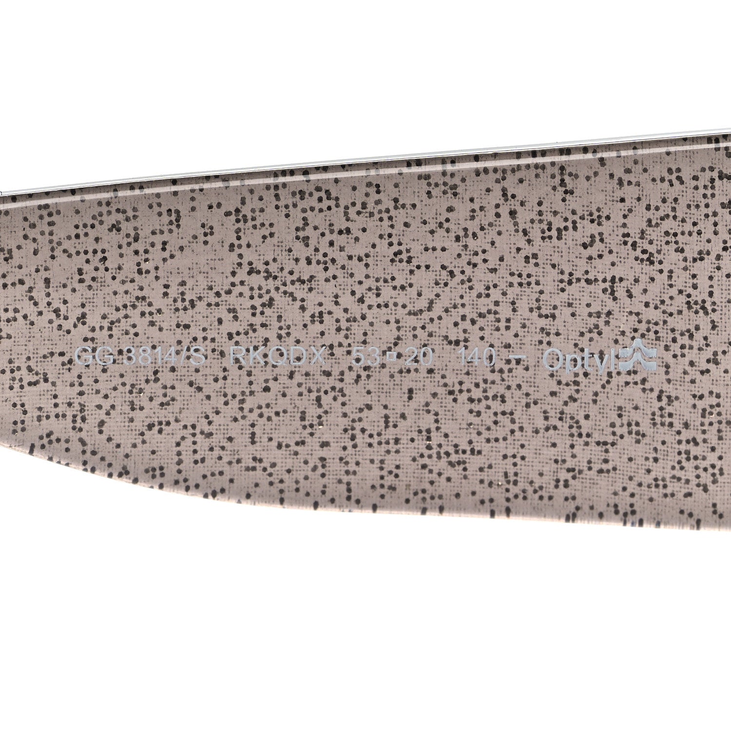 Gucci Glitter Acetate Square Frame Sunglasses GG3814S Grey 7 of 9