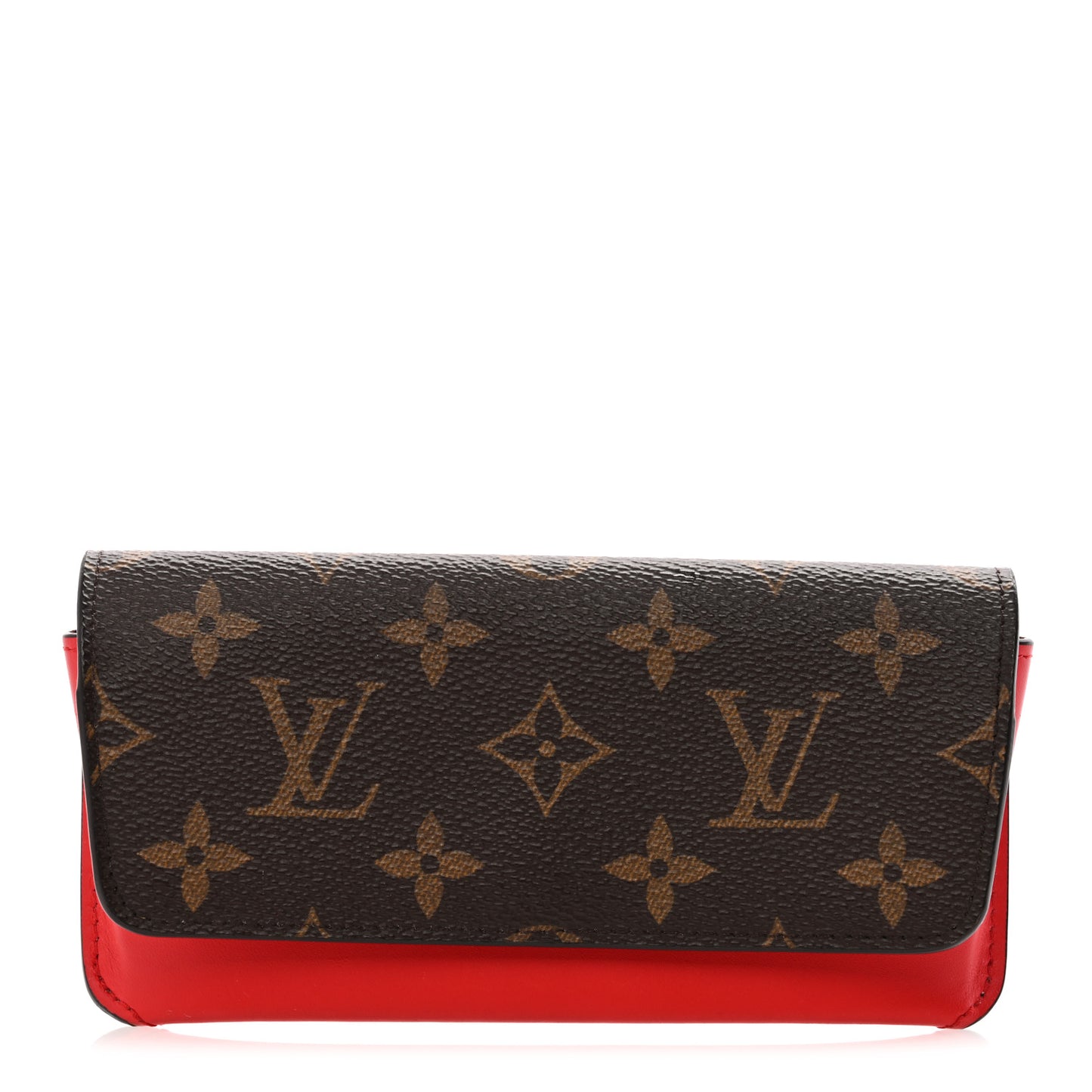 Monogram Woody Glasses Case Rouge