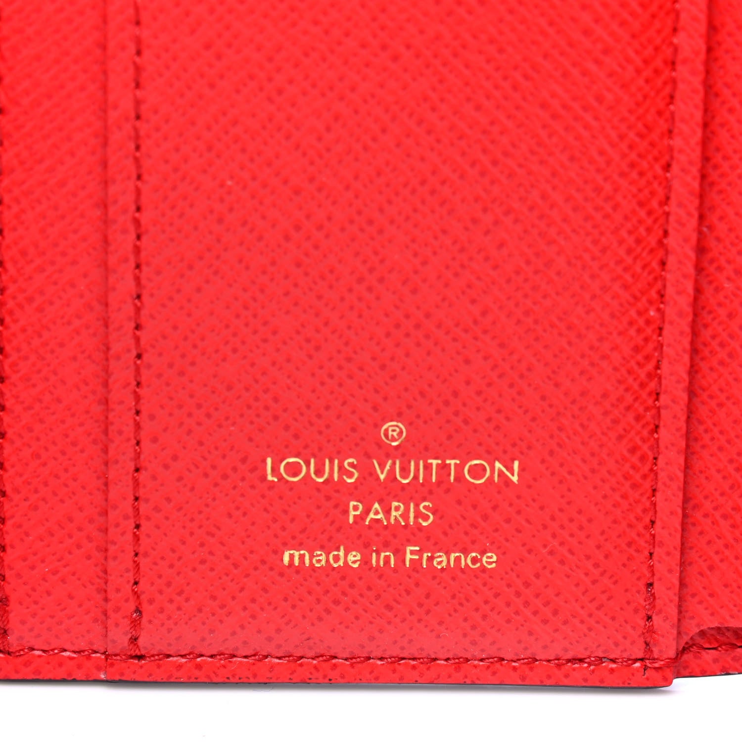 Louis Vuitton Damier Ebene Zoe Wallet Coquelicot 4 of 4