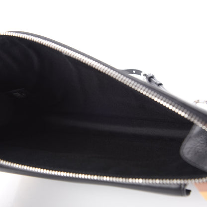 Fendi Vitello Dolce Studded Mini 2Jours Pouch Black Multicolor 5 of 7