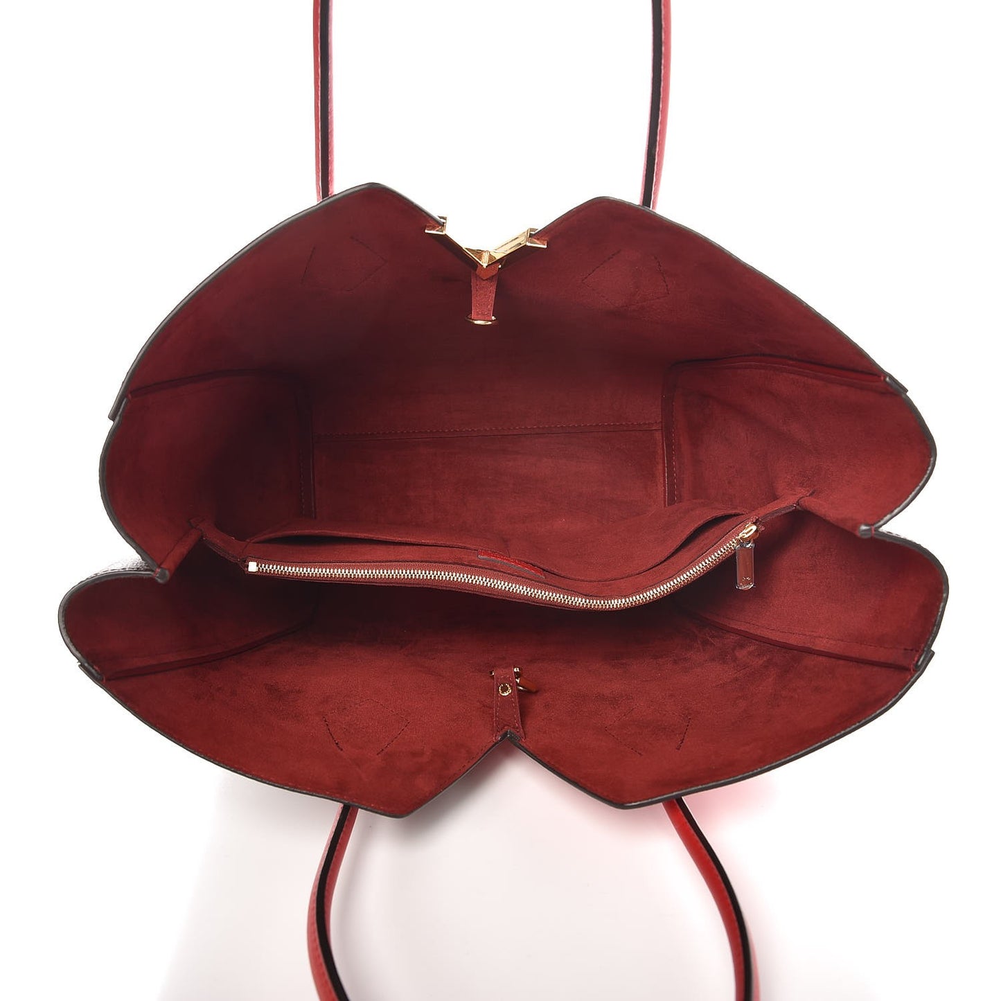 Calfskin Monogram Kimono Tote Cherry