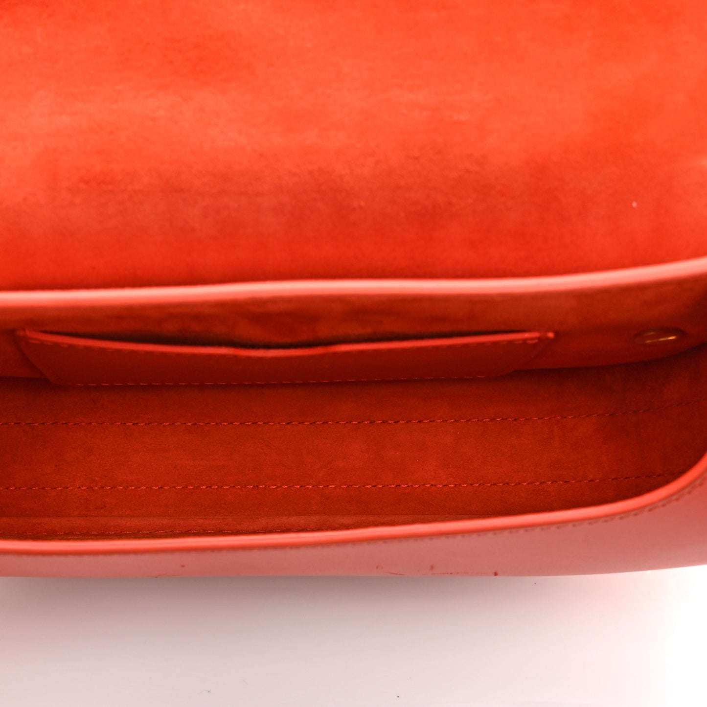 Box Calfskin East West Bobby Bag Orange