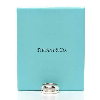 Tiffany Sterling Silver Atlas Band Ring 52 6 5 of 5
