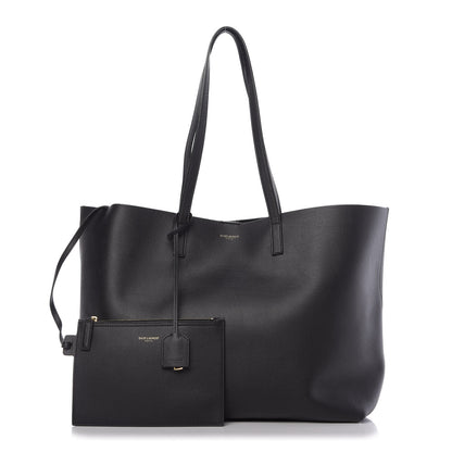 Saint Laurent Calfskin Large Shopping Tote Black 1 of 11