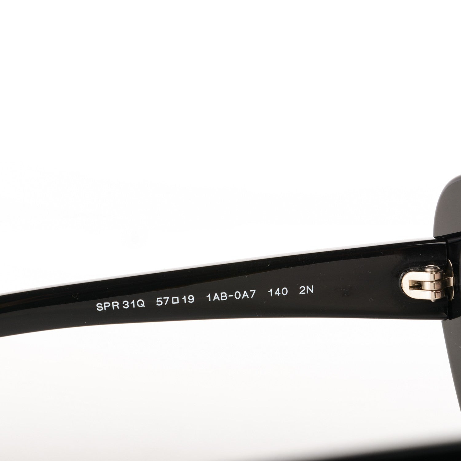 Prada Studded Ornate Cat Eye Sunglasses SPR 31Q Black 4 of 4