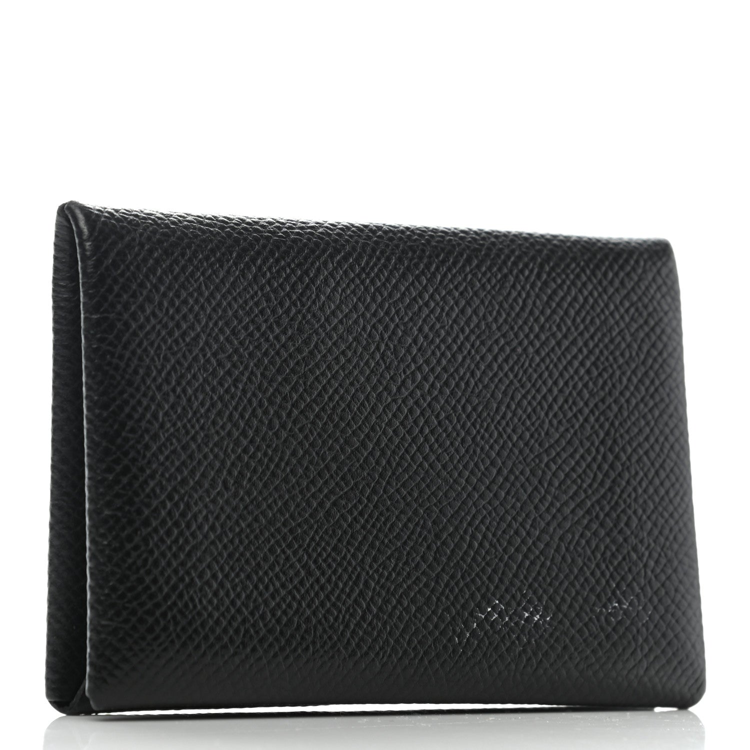 Hermes Epsom Calvi Card Case Black 3 of 7