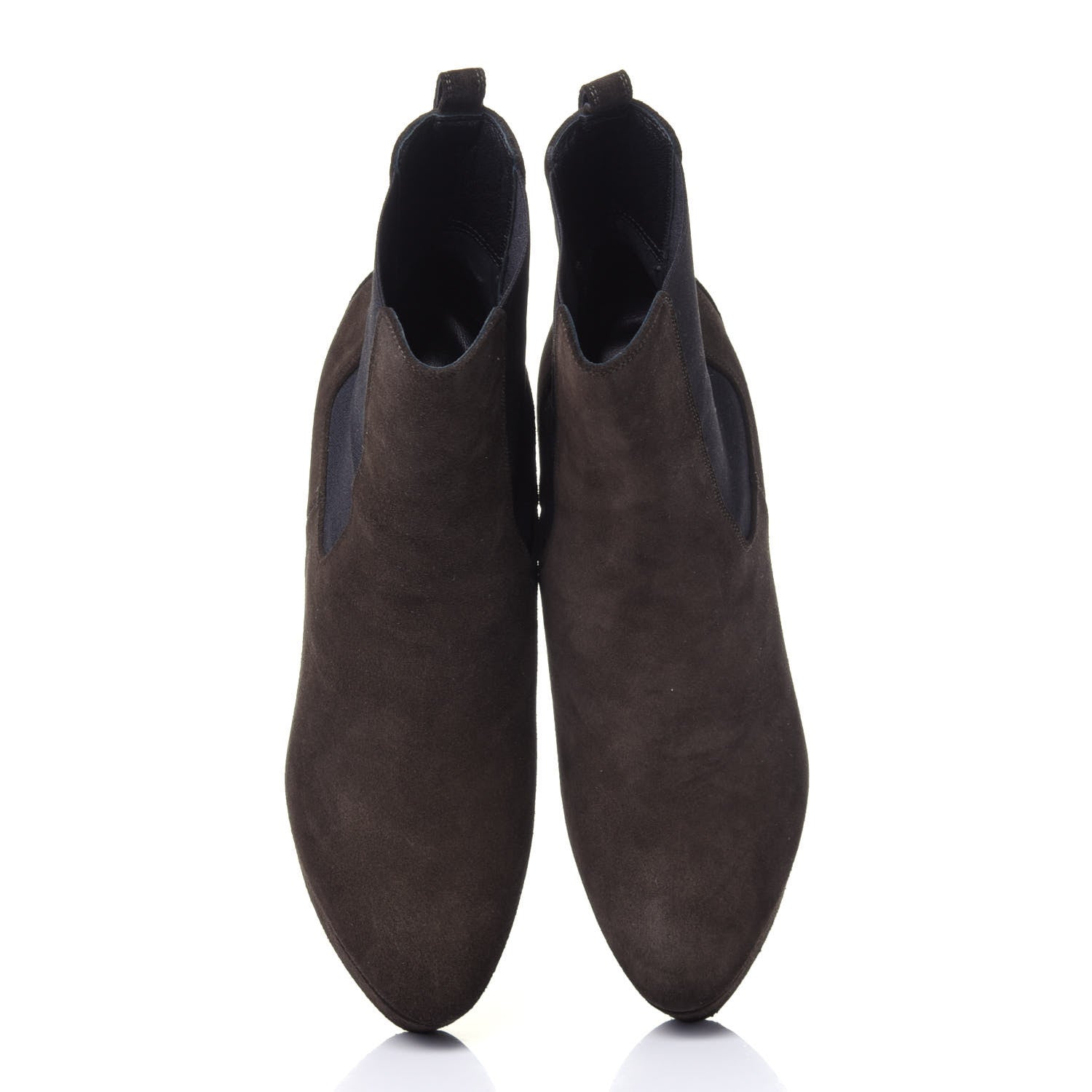 Saint Laurent Suede Vika 95 Chelsea Boot 39 Haunting Green 6 of 12