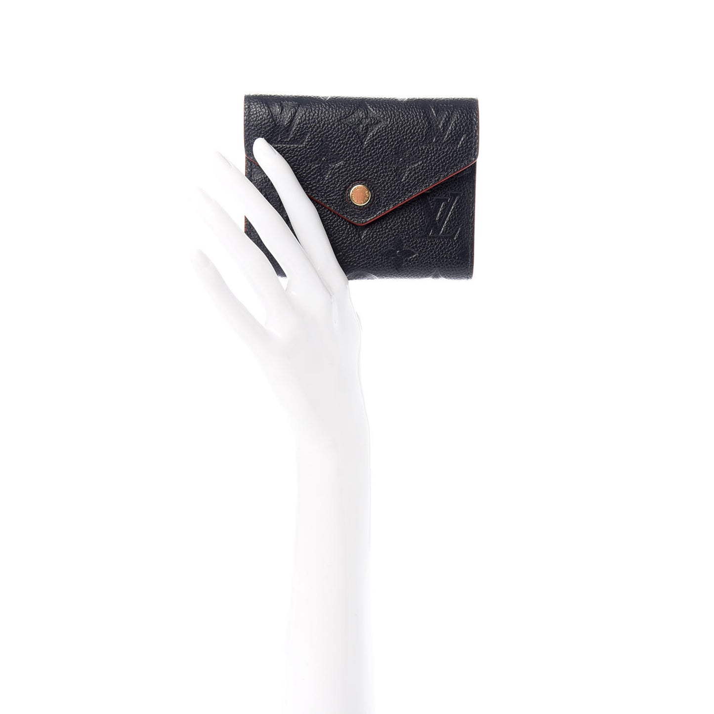 Empreinte Victorine Wallet Marine Rouge