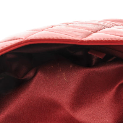 Chanel Lambskin Quilted 3 Maxi Flap Bag Red 7 of 16