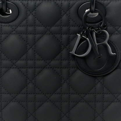 Christian Dior Ultra Matte Calfskin Cannage Small My ABCDior Lady Dior Black 8 of 11