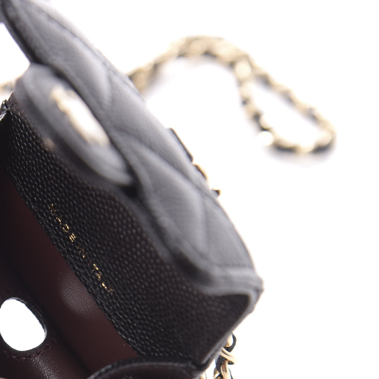 Chanel Caviar Quilted Airpods Pro Case Black 7 of 10
