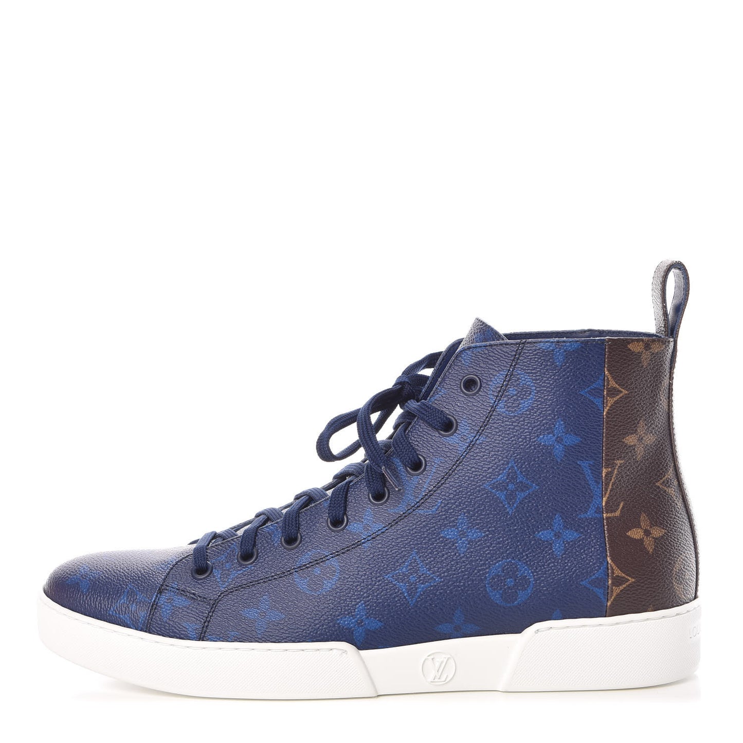 Monogram Match Up Sneakers 8 Pacific Blue