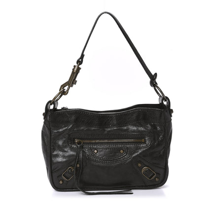 Balenciaga Chevre Classic Hardware Shoulder Bag Black 1 of 10