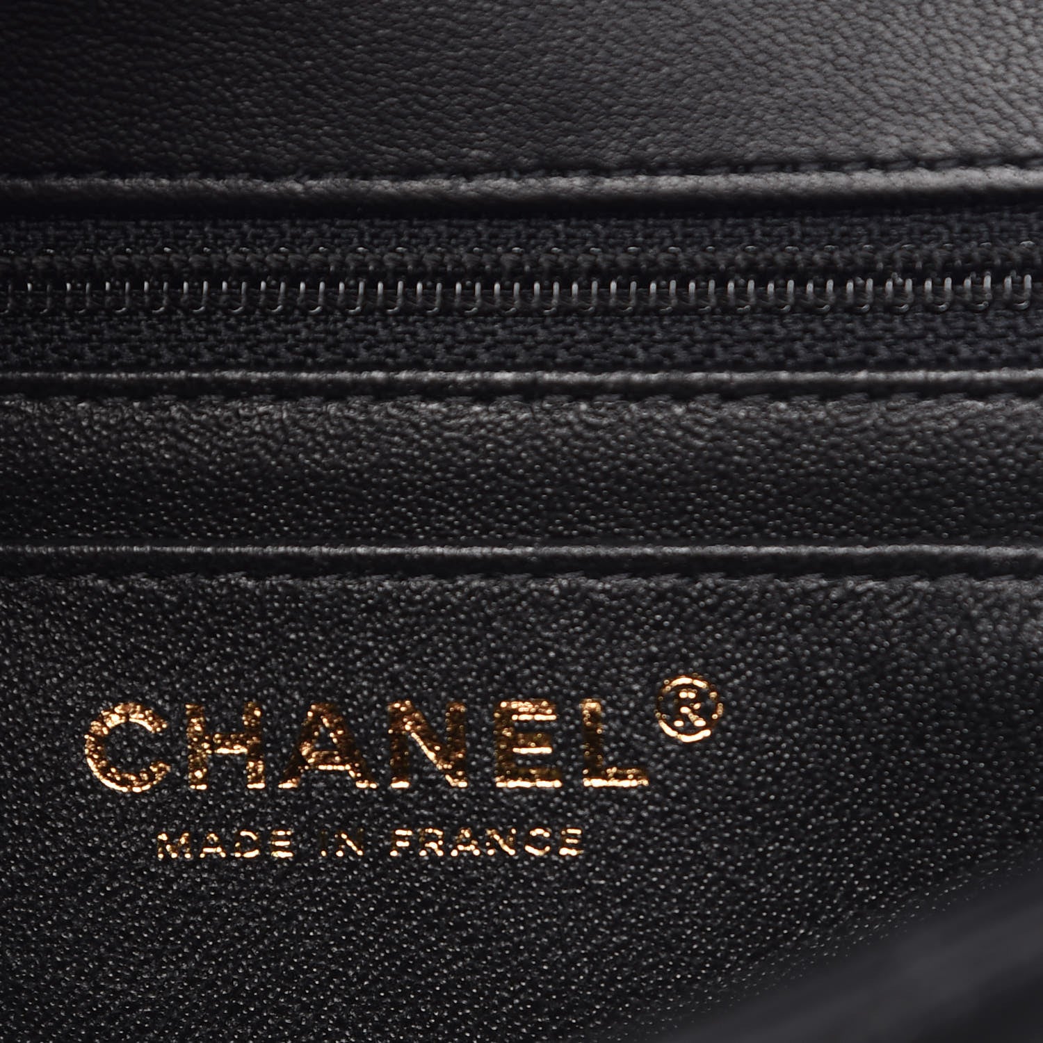 Chanel Lambskin Chevron Quilted Mini Rectangular Flap Black 6 of 11