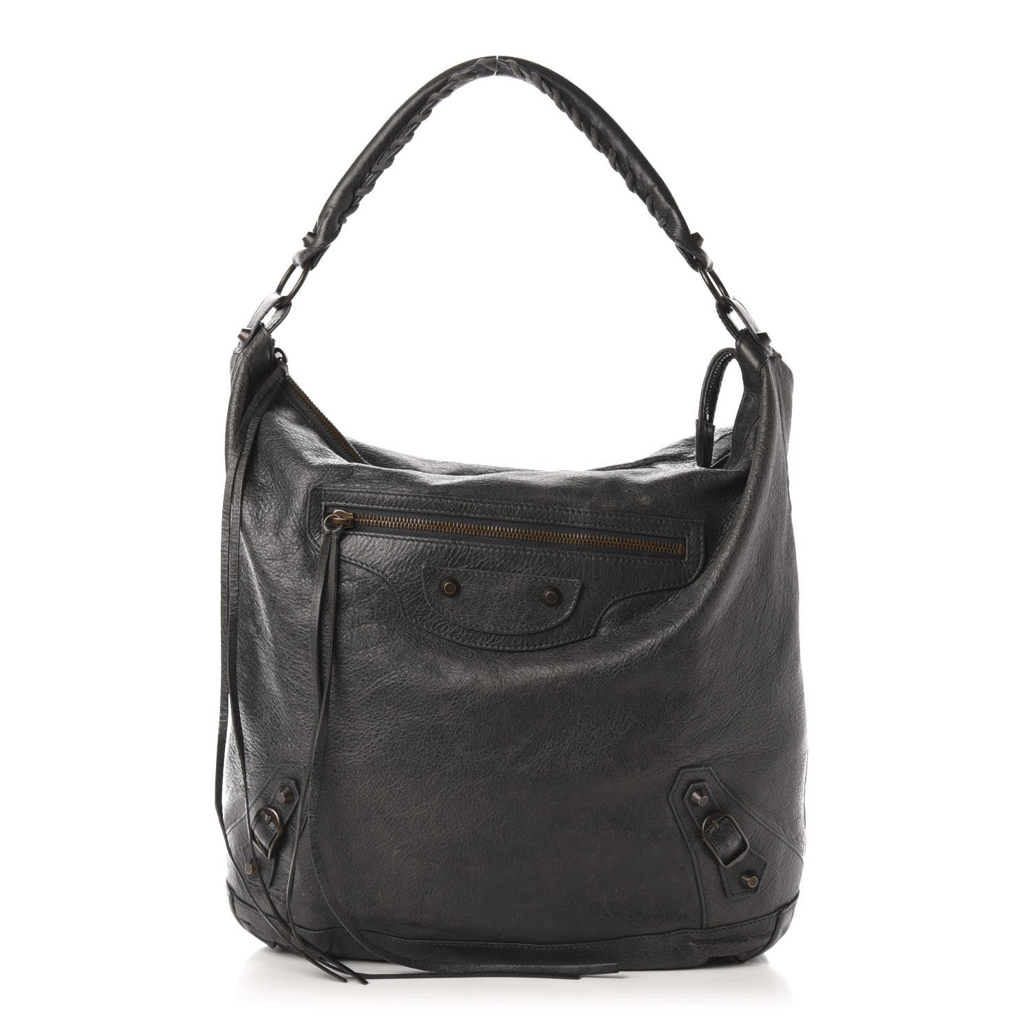 Balenciaga Agneau Classic Hardware Day Hobo Anthracite 3 of 13