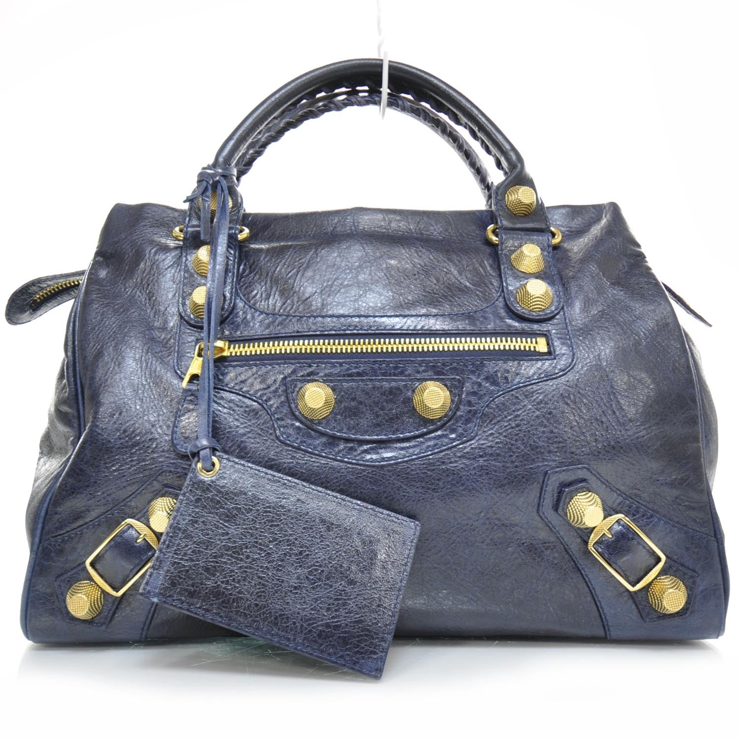 Balenciaga Agneau Giant Mid Day Bleu Marine GGH 4 of 12