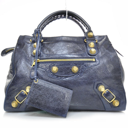 Balenciaga Agneau Giant Mid Day Bleu Marine GGH 4 of 12